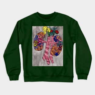 Kidney Beans - Watercolor metallics Crewneck Sweatshirt